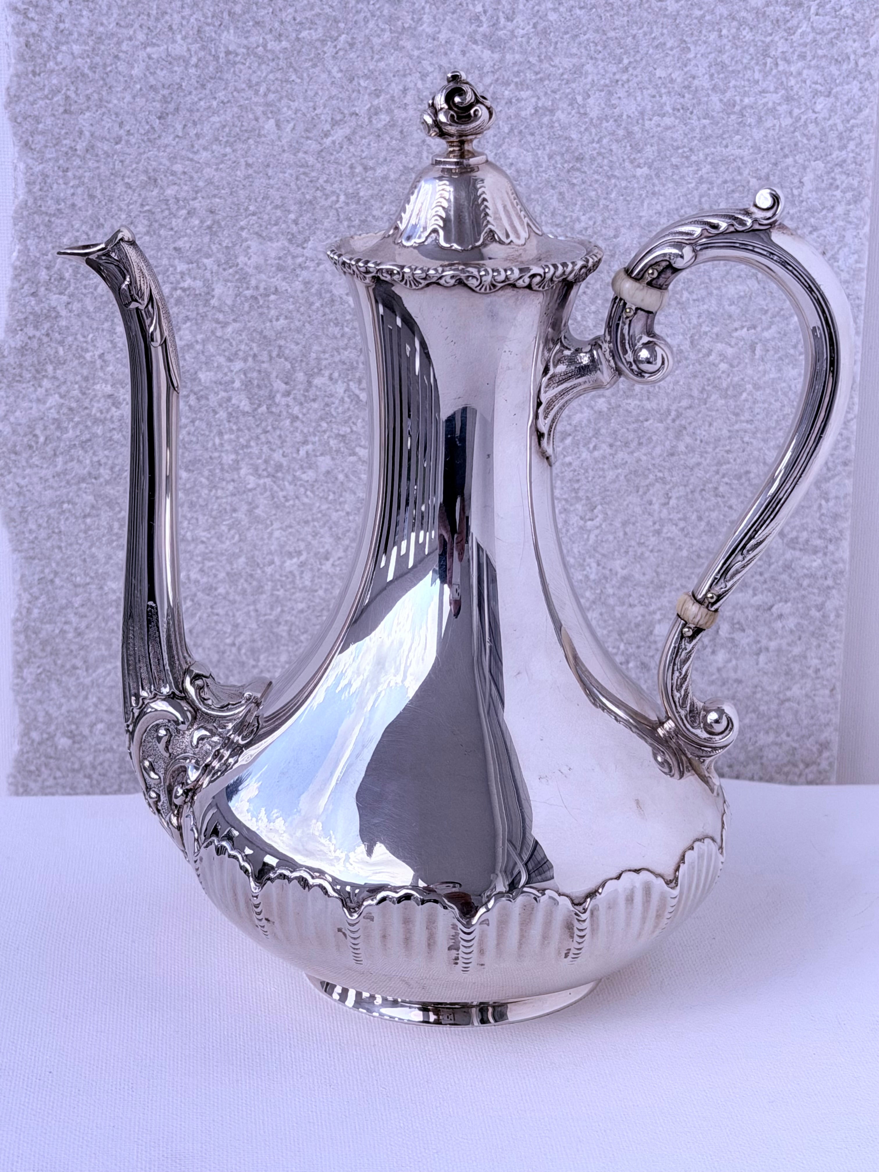 Dominick & Haff Sterling Silver Teapot –Circa 1890 Palm Beach Gilded Age Provenance Reference – Duck’s Nest Estate