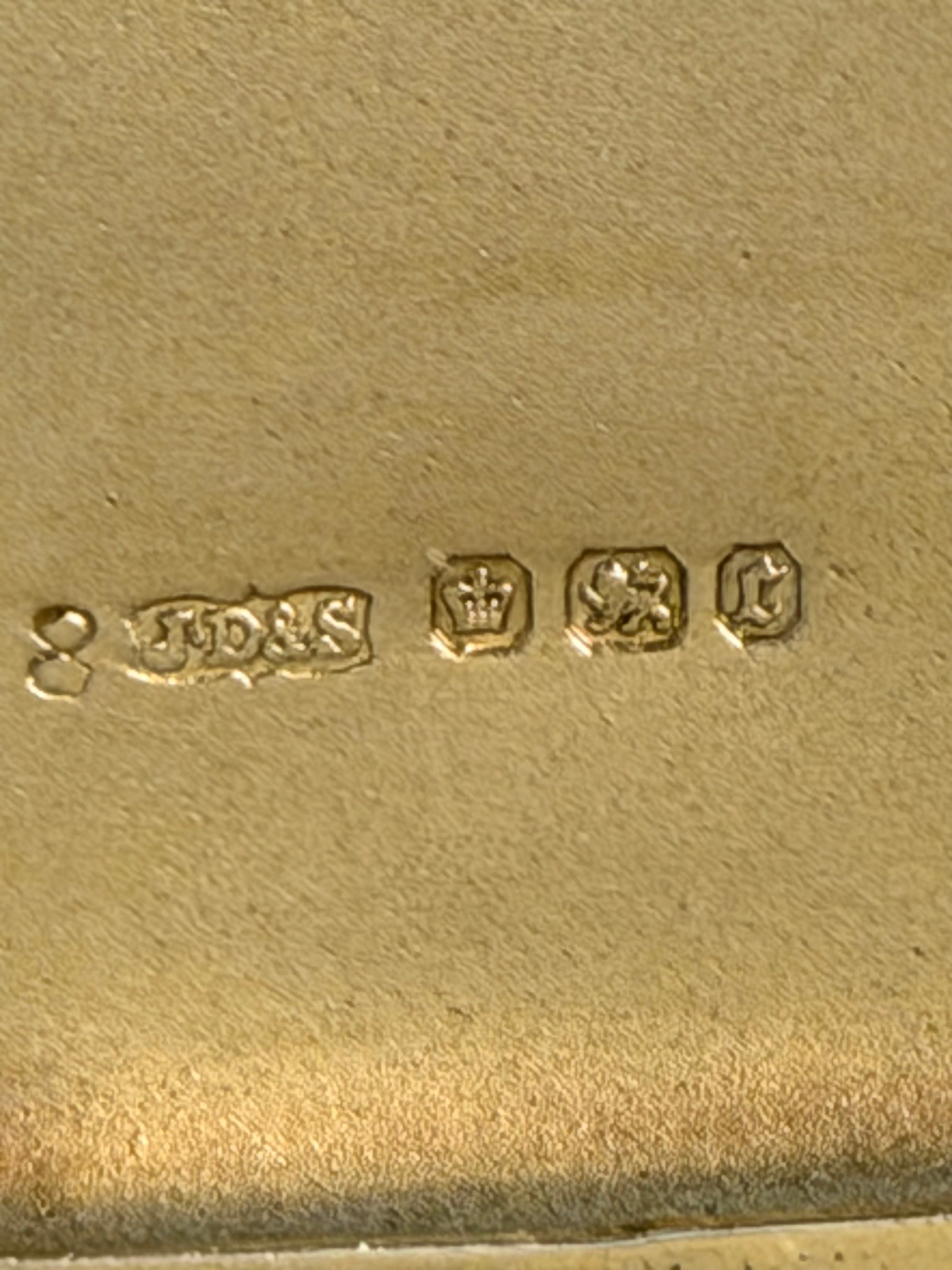 George V Sterling Silver Cigarette Case — Provenance: Benjamin E. Robertson a highly visible figure in the financial and social architecture of the 1920s Jazz Age.